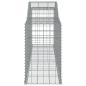 Preview: Gabionen mit Hochbogen 20 Stk. 300x50x80/100cm Verzinktes Eisen