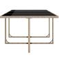 Preview: 11-tlg. Garten-Essgruppe mit Auflagen Poly Rattan Beige