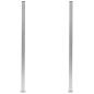 Preview: Zaunpfosten 2 Stk. Aluminium 185 cm