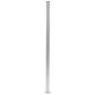 Preview: Zaunpfosten 2 Stk. Aluminium 185 cm