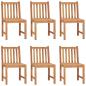 Preview: 7-teiliges Garten-Ess-Set 120 x 70 cm Massivholz Teak