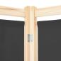 Preview: 3-teiliger Raumteiler Grau 120 x 170 x 4 cm Stoff