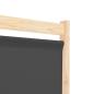 Preview: 3-teiliger Raumteiler Grau 120 x 170 x 4 cm Stoff