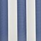 Preview: Ersatzstoff für Markise Blau und Weiß 400x300 cm Polyester