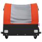 Preview: Fahrradanhänger Schwarz und Orange 45 kg Eisen