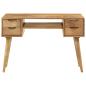 Preview: Schreibtisch mit Schubladen 110x47x76 cm Massivholz Mango