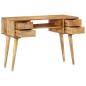 Preview: Schreibtisch mit Schubladen 110x47x76 cm Massivholz Mango