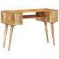 Preview: Schreibtisch mit Schubladen 110x47x76 cm Massivholz Mango