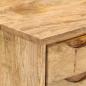 Preview: Schreibtisch mit Schubladen 110x47x76 cm Massivholz Mango