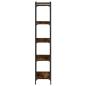 Preview: Bücherregal 5 Böden Räuchereiche 60x30x154 cm Holzwerkstoff