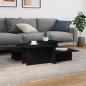 Preview: ARDEBO.de - Couchtische 2 Stk. Schwarz Holzwerkstoff