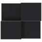 Preview: Couchtische 2 Stk. Schwarz Holzwerkstoff