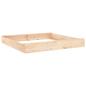 Preview: Sandkasten mit Sitzen Quadratisch Massivholz Kiefer