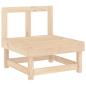 Preview: Garten-Mittelsofa Massivholz Kiefer