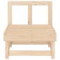 Preview: Garten-Mittelsofa Massivholz Kiefer