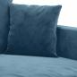 Preview: Sessel Blau 60 cm Samt