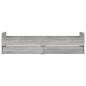 Preview: Bettgestell mit Schubladen Grau Sonoma 90x200 cm