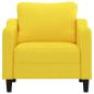 Preview: Sessel Hellgelb 60 cm Stoff