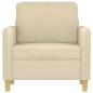 Preview: Sessel Creme 60 cm Stoff