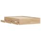 Preview: Bettgestell mit Schubladen Sonoma-Eiche 120x190cm Holzwerkstoff