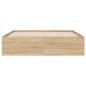 Preview: Bettgestell mit Schubladen Sonoma-Eiche 120x190cm Holzwerkstoff