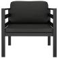 Preview: Einzelsofas 2 Stk. mit Kissen Aluminium Anthrazit