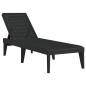 Preview: Sonnenliege Anthrazit 186x60x29 cm PP