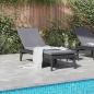Preview: Sonnenliege Anthrazit 186x60x29 cm PP
