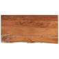 Preview: Waschtischplatte 120x60x2,5 cm Rechteckig Massivholz Akazie