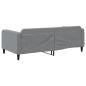 Preview: Tagesbett Hellgrau 100x190 cm Stoff