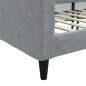 Preview: Tagesbett Hellgrau 100x190 cm Stoff