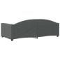 Preview: Tagesbett Dunkelgrau 100x190 cm Stoff