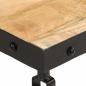 Preview: Couchtisch mit Rollen Massivholz Mango 100x55x26 cm