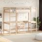 Preview: ARDEBO.de - Hochbett mit Schreibtisch 90x200 cm Massivholz Kiefer