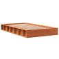 Preview: Massivholzbett ohne Matratze Wachsbraun 90x190 cm Kiefernholz