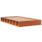 Preview: Massivholzbett ohne Matratze Wachsbraun 90x200 Kiefernholz