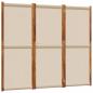 Preview: 3-tlg. Paravent Taupe 210x180 cm