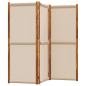 Preview: 3-tlg. Paravent Taupe 210x180 cm