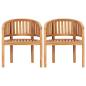 Preview: 5-tlg. Garten-Lounge-Set Massivholz Teak