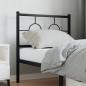 Preview: ARDEBO.de - Ersatz-Kopfteil Metall Schwarz 80 cm