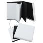 Preview: Hocker mit Stauraum 2 Stk. Wei? Kunstleder