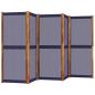 Preview: 5-tlg. Paravent Dunkelblau 350x180 cm
