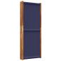 Preview: 5-tlg. Paravent Dunkelblau 350x180 cm