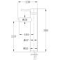 Preview: Bad-Wasserhahn Mischbatterie 2 Stk. Chrom
