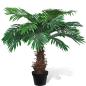 Preview: ARDEBO.de - Naturgetreue Künstliche Cycus-Palme mit Topf 80 cm