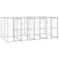 Preview: ARDEBO.de - Outdoor-Hundezwinger Verzinkter Stahl 9,68 m²