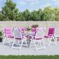 Preview: ARDEBO.de - Niedriglehner-Auflagen 6 Stk. Rosa Oxford-Gewebe