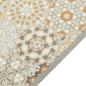 Preview: Küchenteppich Waschbar Hexagon Pastell 60x180 cm Samt