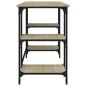 Preview: Schreibtisch Sonoma-Eiche 140x50x75 cm Metall Holzwerkstoff