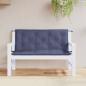 Preview: ARDEBO.de - Gartenbank-Auflagen 2 Stk. Marineblau 120x50x7 cm Oxford-Gewebe